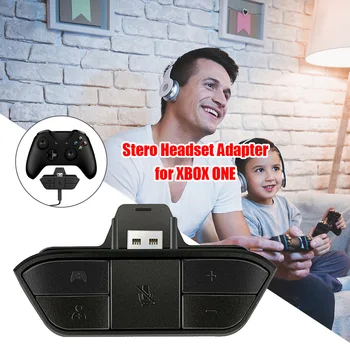 

Audio Headphone Screw Adapter Connector Stereo Headset Adapter for Xbox One Controller Wireless Gamepad Audio Converter