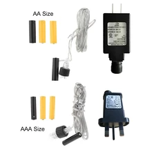 US UK Plug AA AAA Eliminator baterii wymień 2x 3x AA zasilanie bateriami AAA Adapter do zasilacza do radia LED Light zabawka elektryczna tanie tanio OOTDTY CN (pochodzenie) Przełączania DC 4 5V 800mA(max) Podłącz NONE 300cm AC 100-240V-50 60Hz AA AAA(opitonal) EU US UK Plug (optional)
