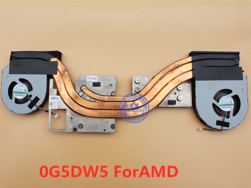 New Cpu Gpu Cooler Fan/heatsink For Dell Precision 7720 M7720 055mxd 0g5dw5 Eg75150s1c030s9a
