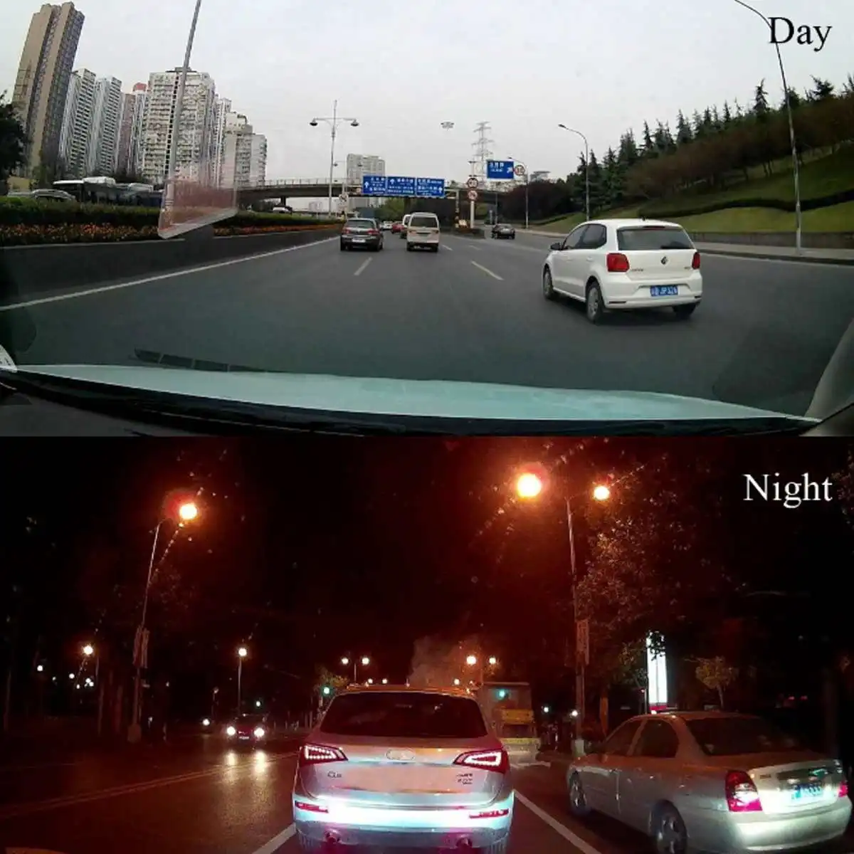 HD 1080P 4,3" автоматический Автомобильный видеорегистратор Dashcam Автомобильный видеорегистратор двойной объектив g-сенсор камера заднего вида Парковка 170 градусов