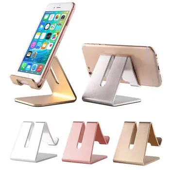 

100pcs Aluminum Alloy Rotatable Phone Holder for iphone X for Samsung Tablet Holder Stand Mount Support Bracket Adjustable