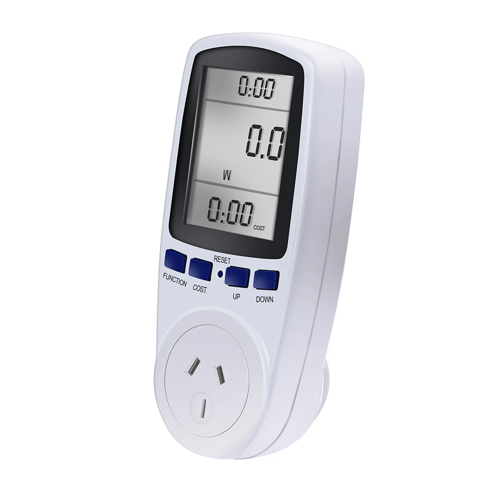 Цифровой ваттметр популярный автоматический измеритель мощности в кВтч с вилкой