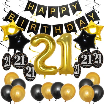 

Hot Selling 30-Year-Old Spiral Hanging Decoration Birthday Party Decorative 40-Inch Balloon Fishtail Hanging Flag Party Decorati