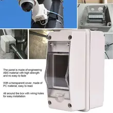Пластиковая распределительная коробка для инструментов защита IP33 с прозрачной крышкой распределительная коробка проект корпус Чехол