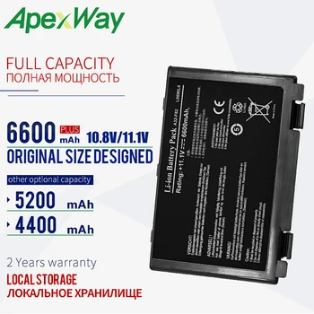

ApexWay 11.1V 6cells Laptop Battery for Asus a32-f82 a32-f52 f82 F52 k50ij k50 K51 k50ab k40in k50id k50ij K40 k50in k60 k61 k70