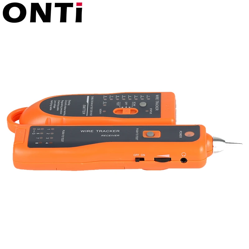 ONTi RJ11 RJ45 Cat5 Cat6 Telephone Wire Tracker Tracer Toner Ethernet LAN Network Cable Tester Detector Line Finder
