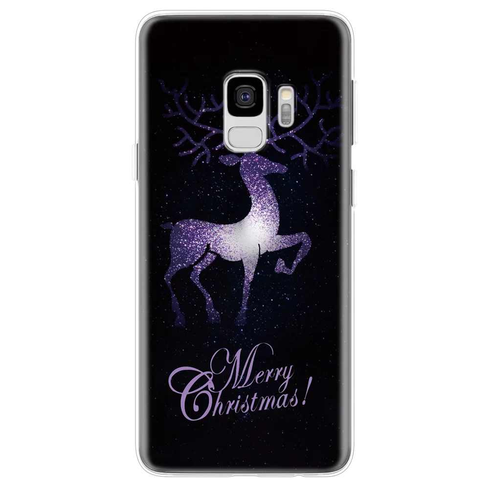 Счастливого Рождества для samsung Galaxy S8 S9 S10 плюс S10e S6 S7 Edge Note 10 9 8 5 4 3 G360 G530 Xcover 4 чехлы из ТПУ кожи Подарки на год
