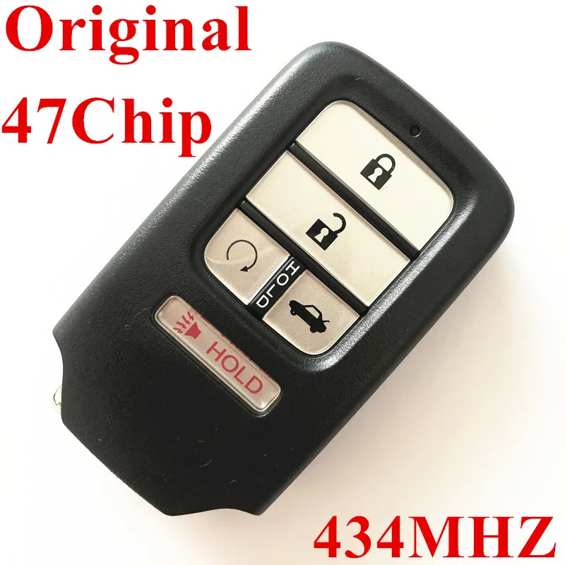 434 МГц 4+ 1 кнопки смарт близость ключ для Honda-с 47 чипом ЧАСТЬ No: 72147-TBA-A111-M1