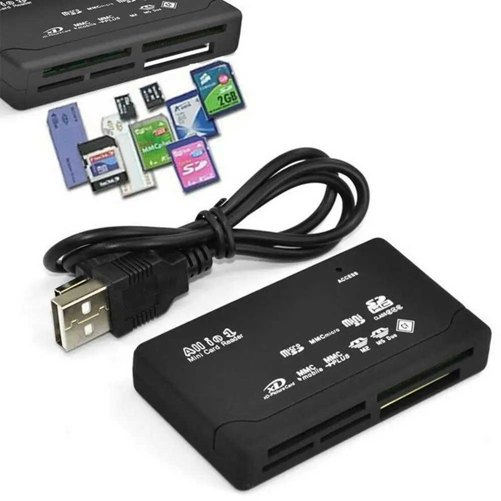 USB устройство для чтения и записи карт памяти Micro SDHC SD XD MS CF TF M2|Устройства SIM-карт| |