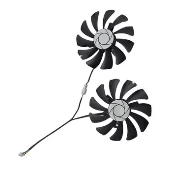 

New 1 Pair Graphics Card Fan 85Mm Ha9010H12F-Z 4Pin Cooler Fan Replacement For Msi Gtx 1060 Oc 6G Gtx 960 P106-100 P106 Gtx1060