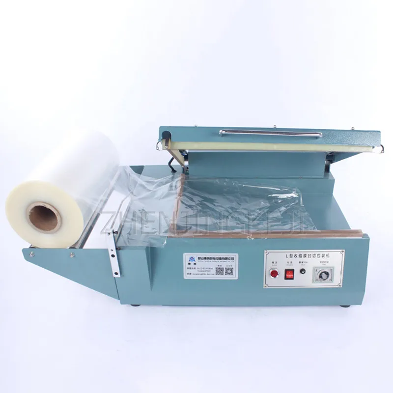 

Semi-automatic L Type Shrink Film Sealing And Cutting Machine Package Tools Hand Press PVC Film Lamination Packaging Equipment