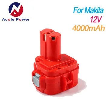 

Acole Newest Version 4000mAh Replacement PA12 1222 For Makita 12V Power Tools Battery 1233S 6271D 1201 1235 Cordless Drill