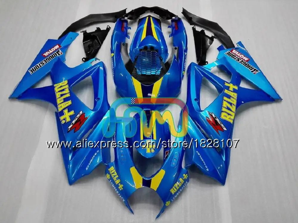 Корпус для SUZUKI 1000CC GSXR-1000 K7 GSX-R1000 GSXR 1000 07 08 серого, белого цвета, кофта 43BS. 33 GSXR1000 GSX R1000 2007 2008 07 08 обтекатели - Цвет: No. 12