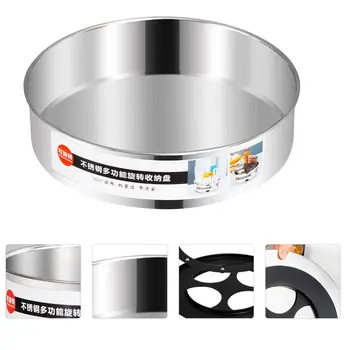 

1Pc Kitchen Fridge Swivel Tray Kitchen Supply Storage Plate Storage Box Fridge Storage Case Storage Case for Storage