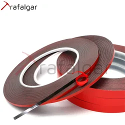 Red Film Double Side Tape Black Sticker Adhesive Tape Cellphone Mobile Phone Touch Screen LCD Repair 10m 20m 2/3/4/5/8/10/15mm