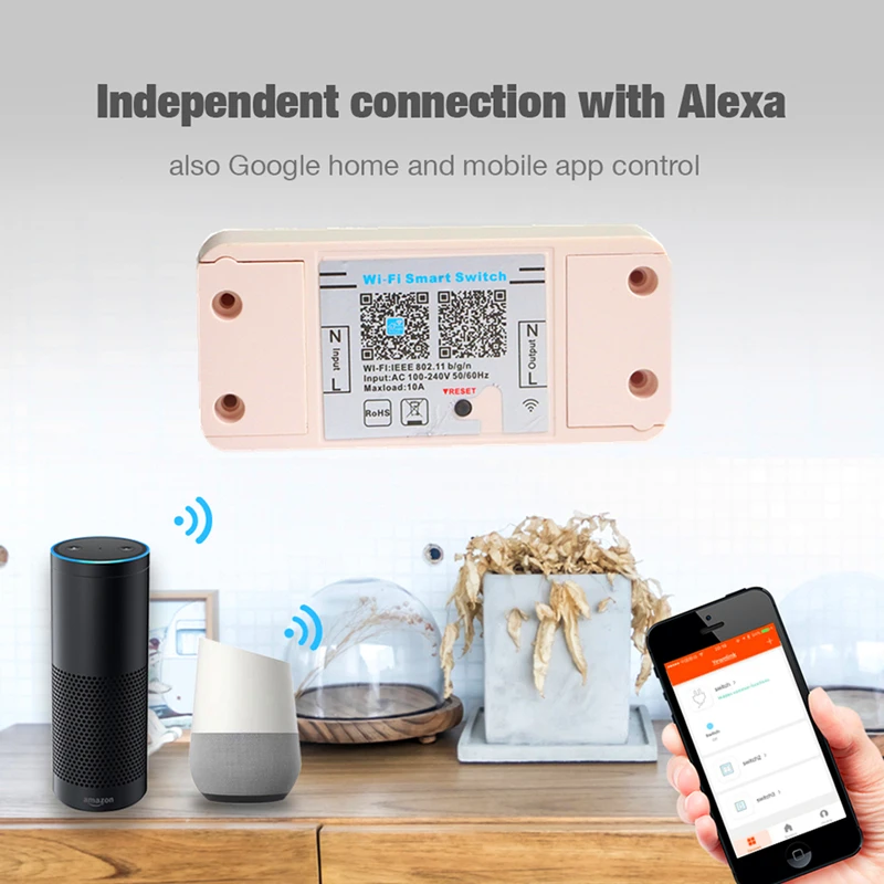 

Magic Home Smart Bluetooth WiFi Switch Driver 10A IOS Android APP ON/OFF Timer LED Light Controller WIFI Controller LED Dimmer