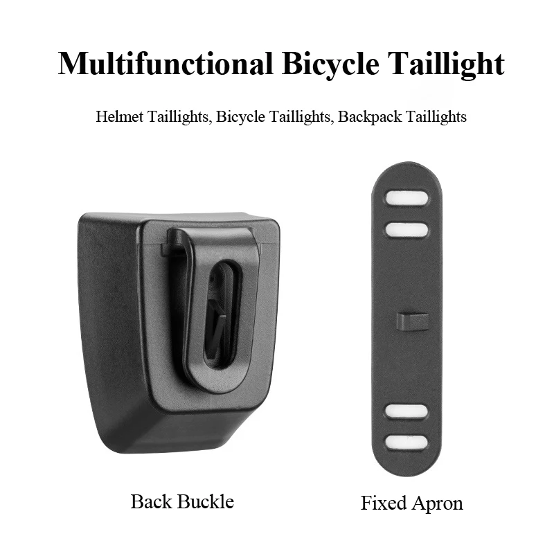 ROCKBROS Велоспорт свет Водонепроницаемый шлем фонарь Фонари для велосипед светодиодный USB аккумуляторная безопасности ночь езда на велосипеде сзади свет