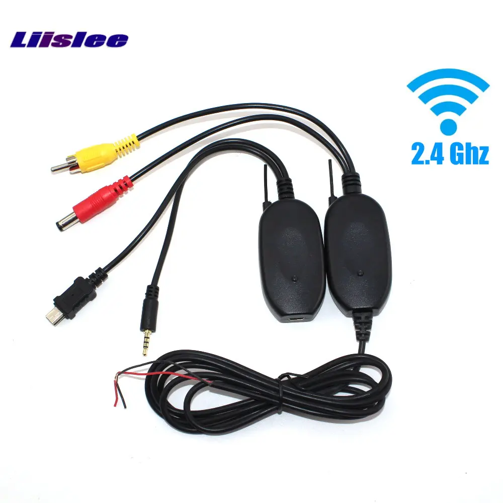

Liislee 2.4 Ghz Wireless RearView Camera RCA Video Transmitter & Receiver Kit for Car Rearview Monitor FM Transmitter & Receiver