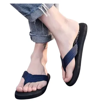 

Men Summer Flip Flops Shoes Sandals Male Slipper Flip-flops 2020 Fashion Outdoor Non-slip Flat Beach Slides Big Size shoes+male