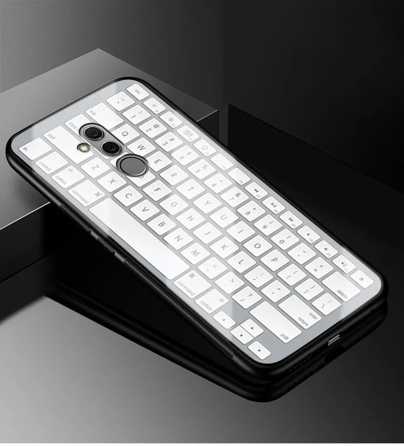 Чехол для huawei mate 20 Lite, жесткое стекло для ПК, чехол для телефона, черный бампер из ТПУ, чехол для huawei mate 20 Lite mate 20 20 Pro, чехол Coque