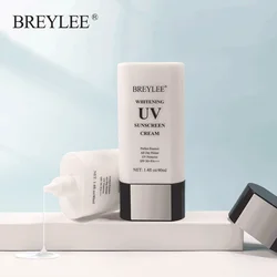 BREYLEE Whitening UV Sunscreen Cream SPF50 Sunblock PA+++ Moisturizing Anti Aging Dust Oil Control Reduce Melanin Skin Care 40ml