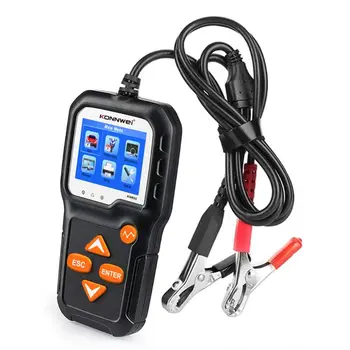 

KW650 Battery Tester 12V 6V Car Motorcycle Battery System Analyzer 2000CCA Charging Cranking Quick Charging DiagnosticT