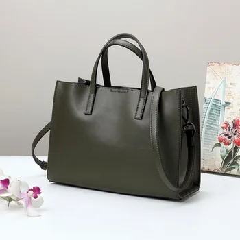 

2019 New Leather Handbag Handbag Leisure One Shoulder Messenger Bag Tote Bag