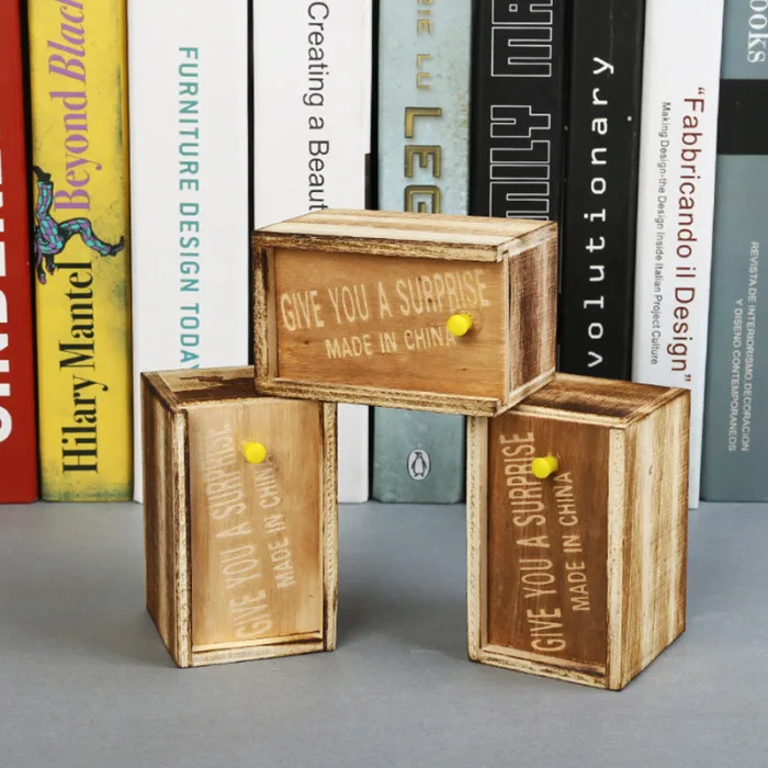 1 шт. Scare Box Scorpion шалость деревянный Scarebox шутка для Хэллоуина Рождество вечерние высокое качество