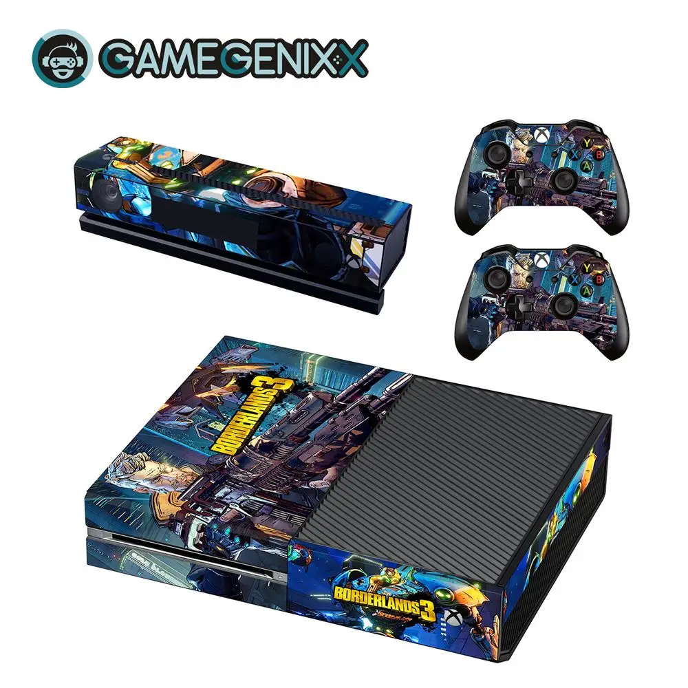 Borderlands 3 GAMEGENIXX Кожа Наклейка виниловая оберточная крышка полный набор для Xbox one консоли и 2 контроллеров-borderland 3 - Цвет: Borderlands 3