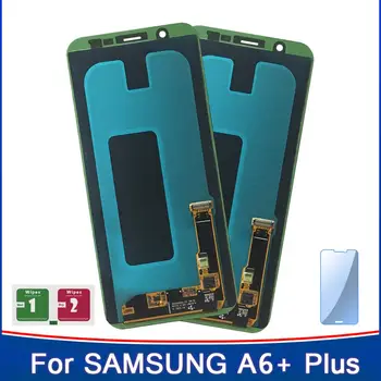 

2PCS New And 100% Tested Working Display Can Adjust Brightness For Samsung Galaxy A6+ A605 SM-A605F LCD Touch Screen Digitizer