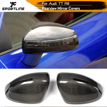 

For Audi TT TTS 8J 2008 - 2014 R8 2007 - 2011 Not GT Carbon Fiber Racing Rearview Mirror Cover Replacement Style