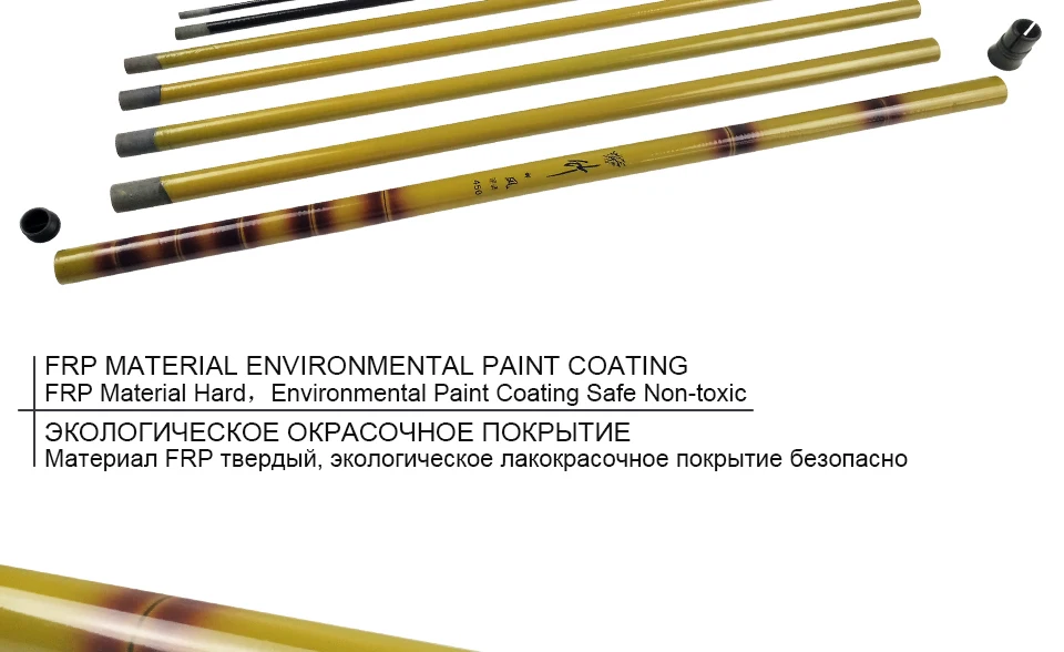 K8356 3.6 4.5 5.4 6.3m FRP carp fishing Telescopic rod winter fishing tackle High strength high hardness Chinese wind Sea rod (11)