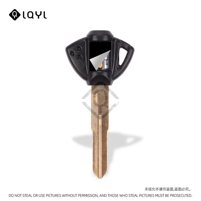 3Pcs Motorcycle Key Uncut Blank Replacement Keys For Suzuki GSX600F GSR750 GSX750F GSXR600 GSXR750 GSXR1000 GSXR1300 SV650 GSX-R 1 PCS Black R