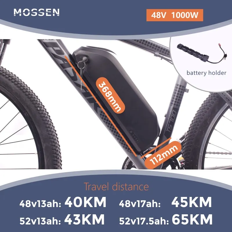 US $960.91 Bafang Motor BBSHD 1000W 48V 8FUN Ebike Mid Drive Motor BBS03 Electric Bicycle Conversion Kit with Lithium Battery