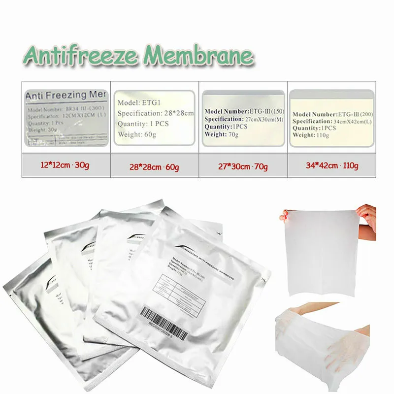 US $309.31 100Pcs Cooling Shape Antifreeze Membrane For Anti Freezing Membranes For Fat Freezing Item No 184150856