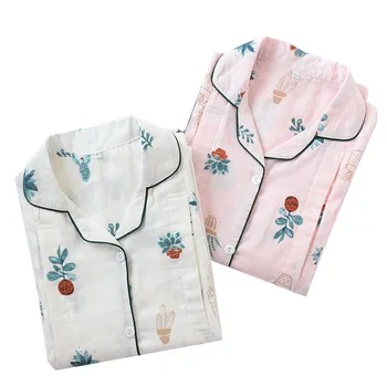 

2Pcs/Set Spring Pregnancy Maternity Sleepwear Cotton Nursing Pregnant Pajamas Breastfeeding Nightgown Adjustable Pants