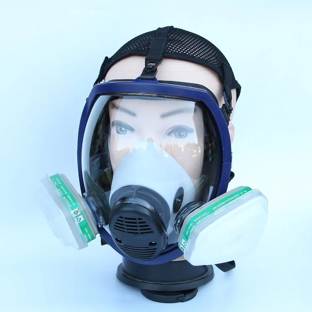 

Chemical mask 6800 7suits 6001 Gas Mask acid dust Respirator Paint Pesticide Spray Silicone filter Laboratory cartridge welding