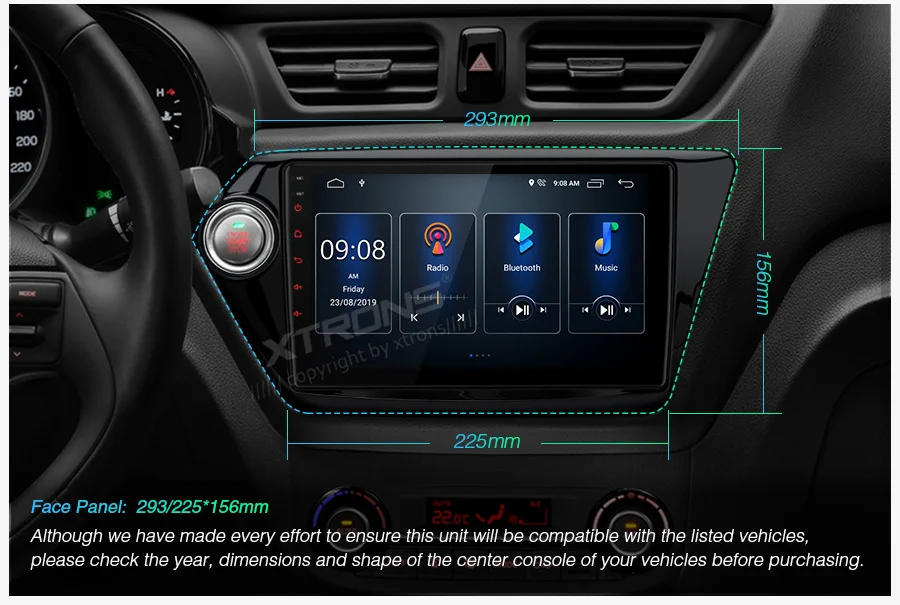 Flash Deal XTRONS 9"Android 9.0 IPS Screen Navigation Multimedia Player Built-in DSP Custom Fit for Kia Rio K2 (Left Hand Drive) RCA NO DVD 4 Flash Deal XTRONS 9"Android 9.0 IPS Screen Navigation Multimedia Player Built-in DSP Custom Fit for Kia Rio K2 (Left Hand Drive) RCA NO DVD 4