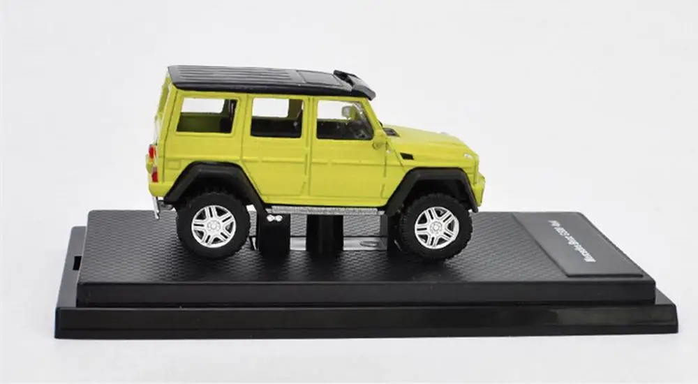 1/64 Mercedes Benz G Class G500 4X4 SUV желтый литой автомобиль Модель Коллекция игрушек