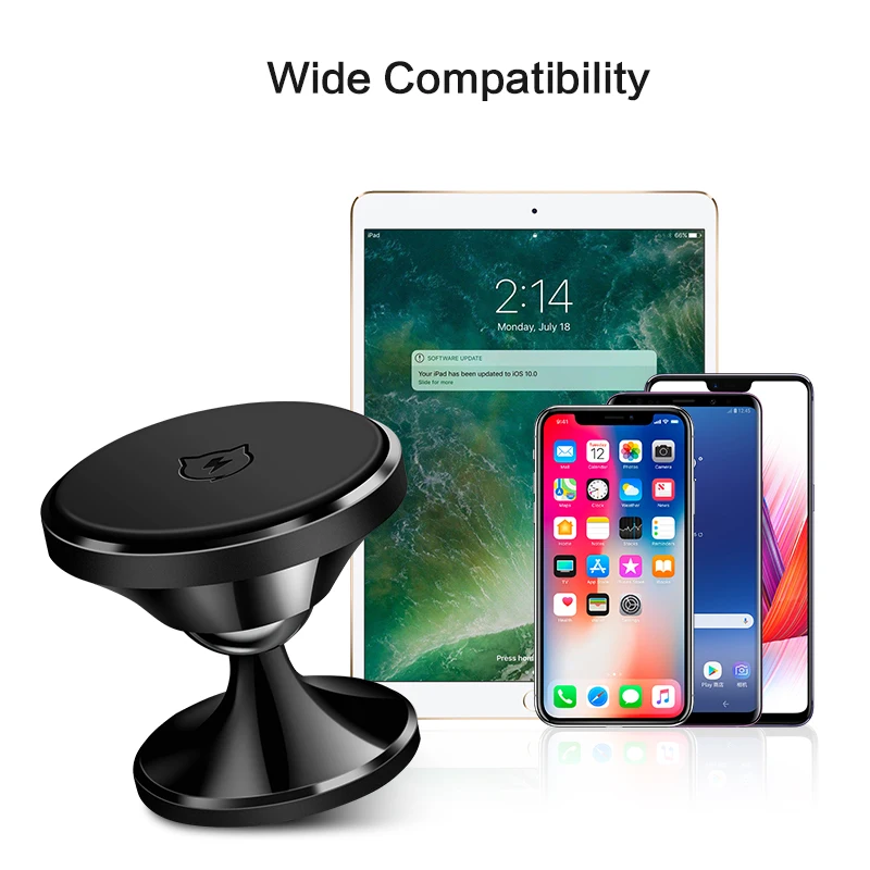 Магнитный автомобильный держатель для телефона SmartDevil универсальный iPhone Xiaomi