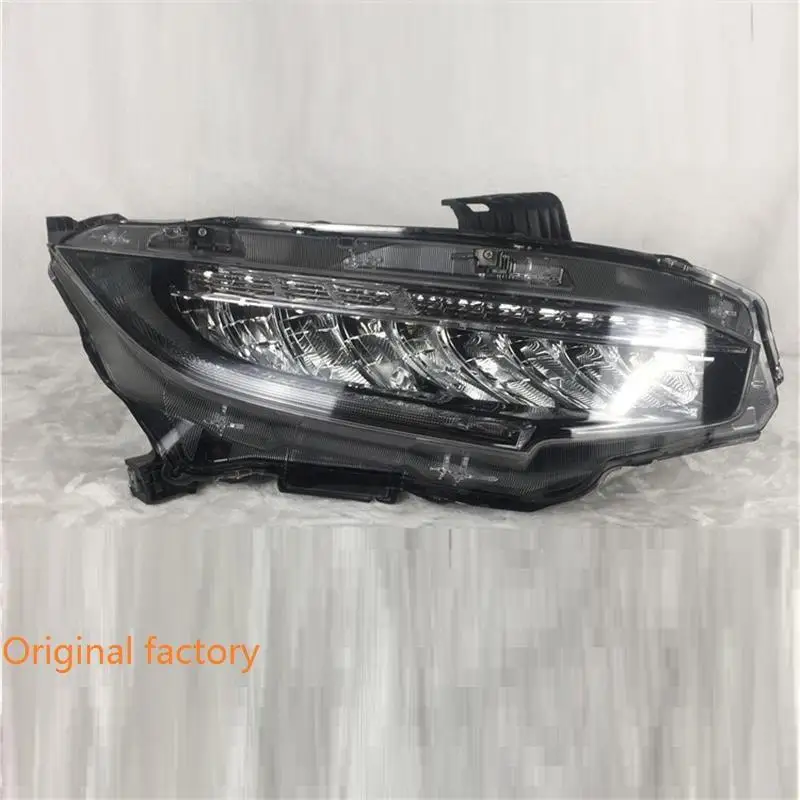 Дневные ходовые автомобильные боковые поворотники Cob Led Drl фары передние противотуманные задние Автомобильные фары в сборе 16 17 для Honda Civic