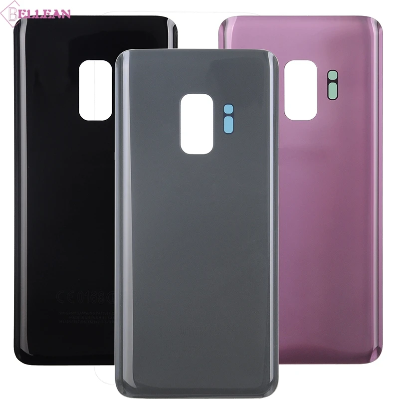 10 шт. HH G960 G965 Крышка батарейного отсека для samsung Galaxy S9 S9 Plus задняя крышка батарейного отсека Дверь Задняя стеклянная крышка корпуса