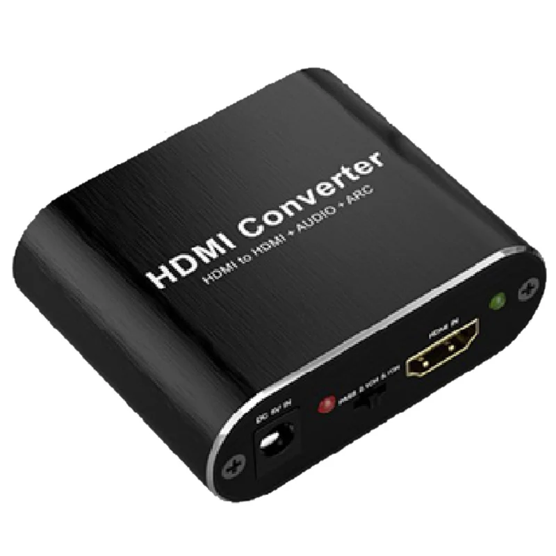 Совместим с HDMI 2,0 аудио экстрактор 5,1 ARC HDMI аудио экстрактор сплиттер HDMI к аудио экстрактор оптический TOSLINK SPDIF US