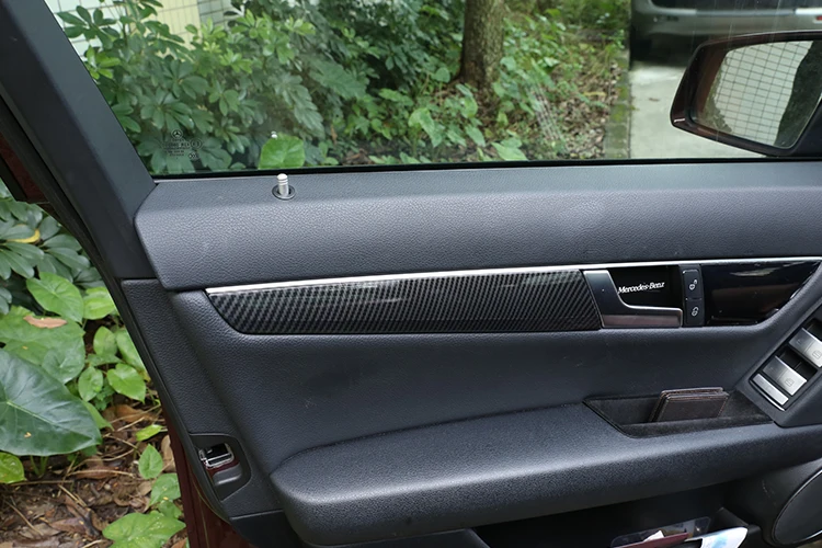 Для Mercedes Benz C Class W204 C180 C200 2009- Автомобильный Вентилятор заднего кондиционера декоративная рамка воздуха на выходе наклейки
