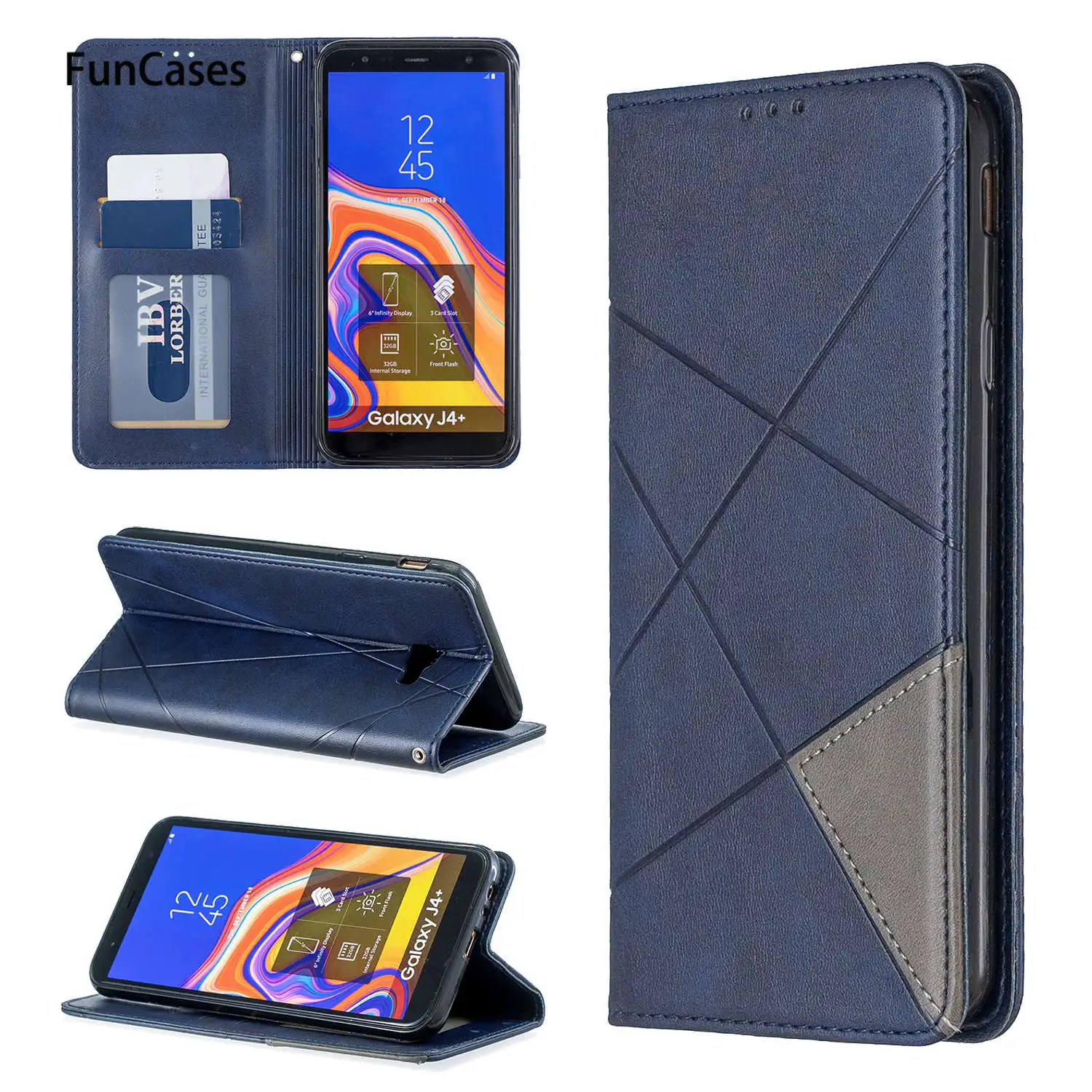 Мобильный чехол для телефона s крышка samsung J6 + откидная Ajax СПС Galaxy телефон случае