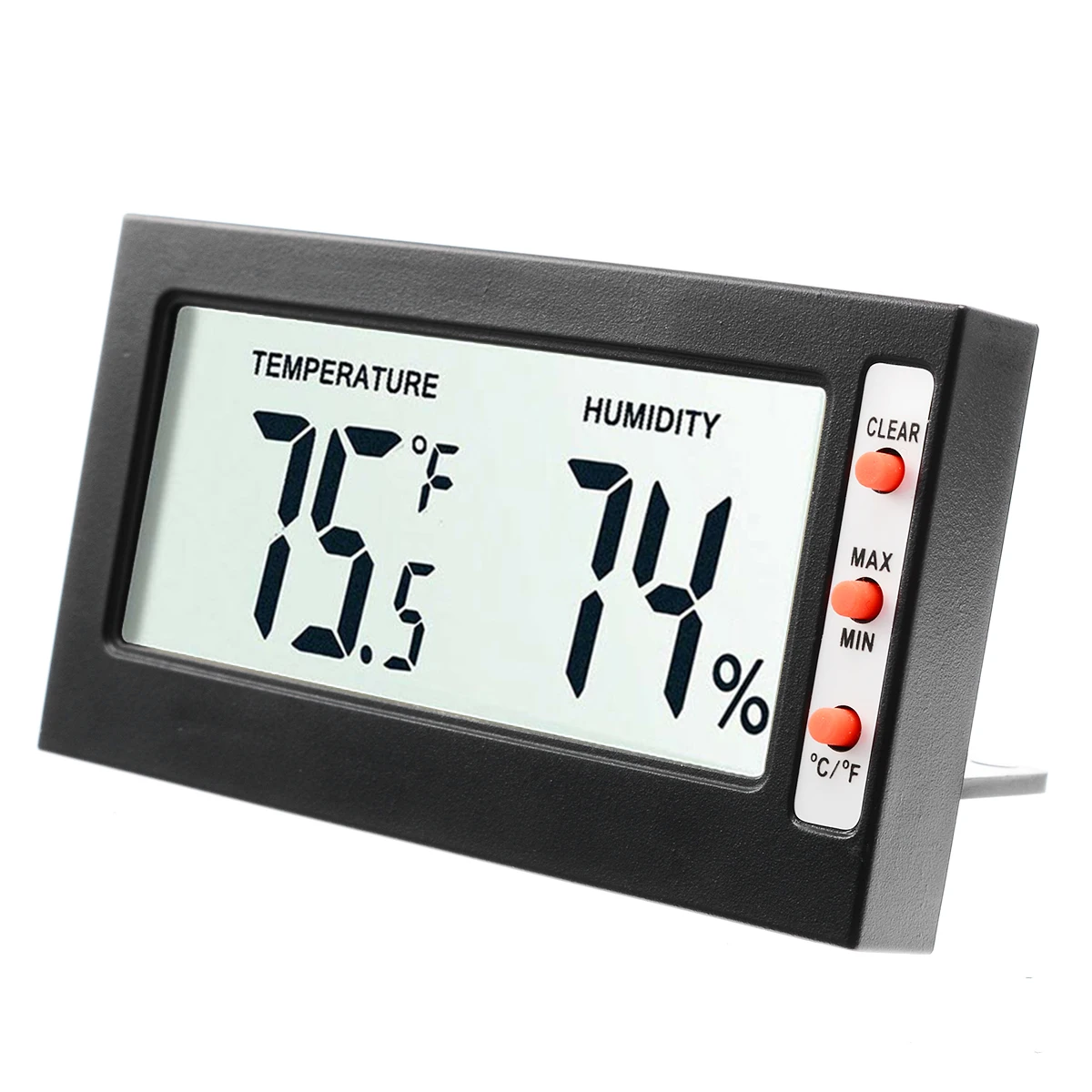 New Digital LCD Temperature Humidity Meter Indoor Thermometer Hygrometer Gauge Meter Durable Home Temperature Humidity Monitor