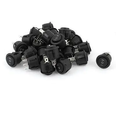 

25 x KCD1 3Pin SPDT NO/OFF Rocker Power Switch AC 250V/6A 125V/10A