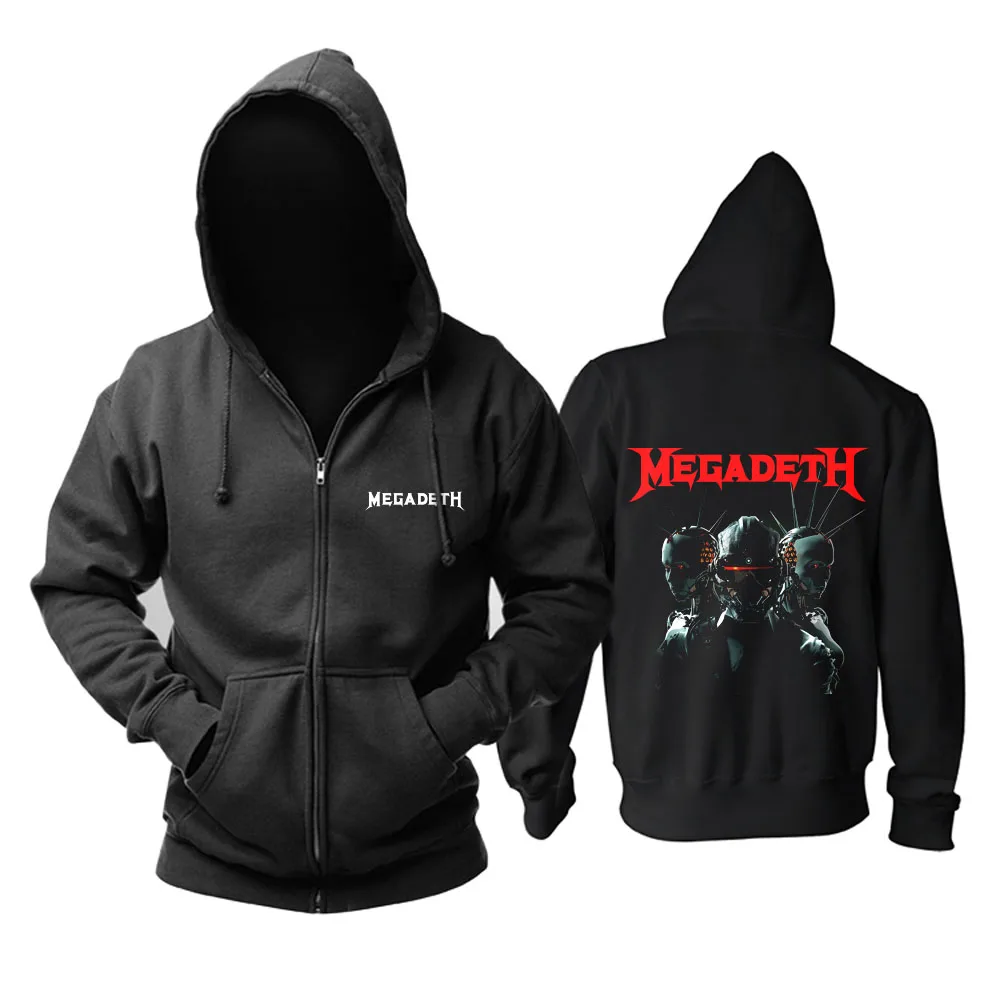 23 25 дизайнов Megadeth рок черные толстовки оболочка куртка трэш металлический Свитшот 3D Череп Кость Sudadera молния флисовая верхняя одежда - Цвет: 23