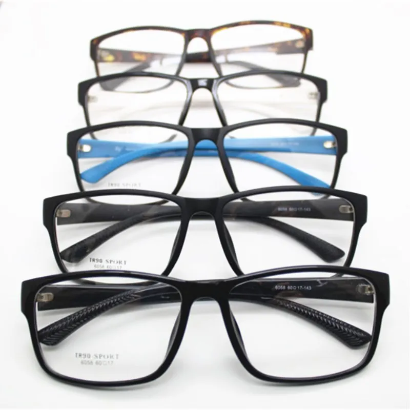 CUBOJUE TR90 очки Рамка для мужчин и женщин 150 мм Широкие большие очки мужские черные очки по рецепту для получения оптических линз