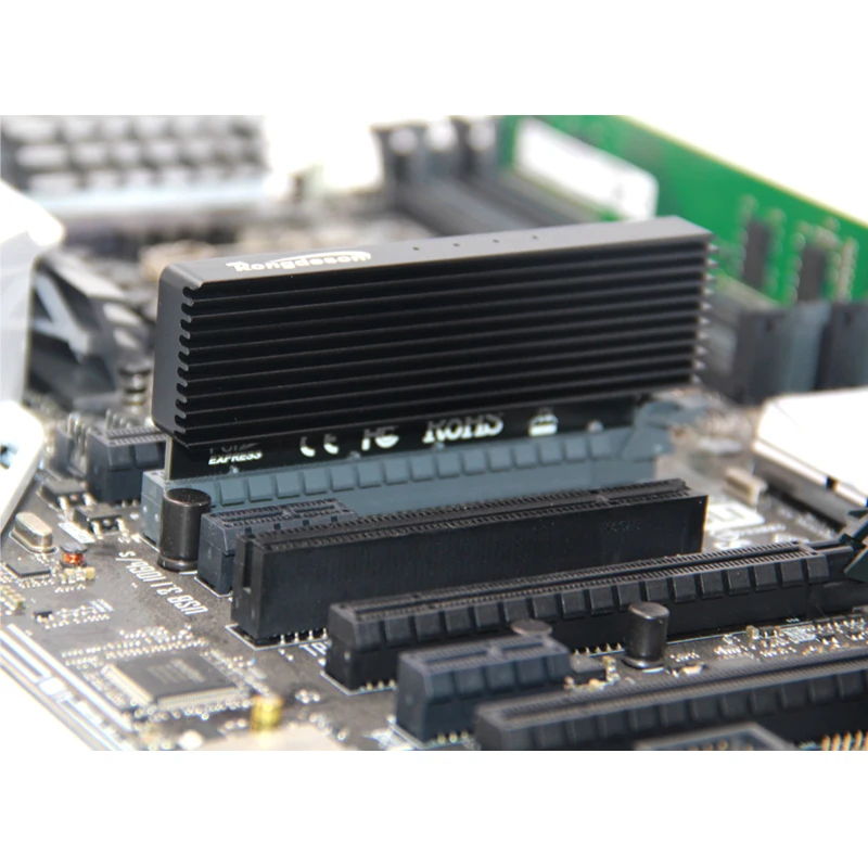 M.2 SSD адаптер PCIe SSD чехол PCI Express X4 X8 X16 NVME M2 SSD 2230 2242 2260 2280 корпус жесткого диска черный алюминиевый Caddy
